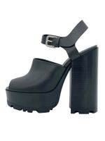 Jil Sander Lug Sole Sandale mit Absatz EU 35 Schwarz