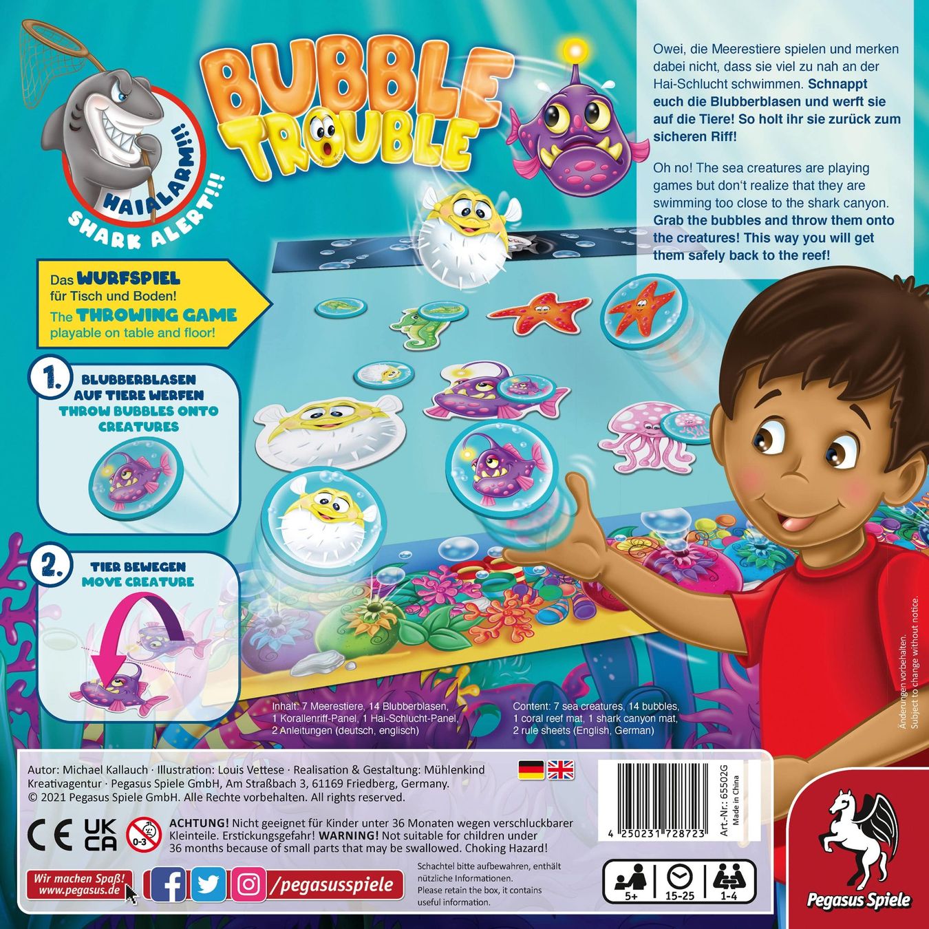 Giochi: Bubble Trouble - Geschicklichkeitsspiel ab 5 Jahren – Nuovo e nell'imballaggio originale da Oensingen venduto da Liquidations-Shop 1