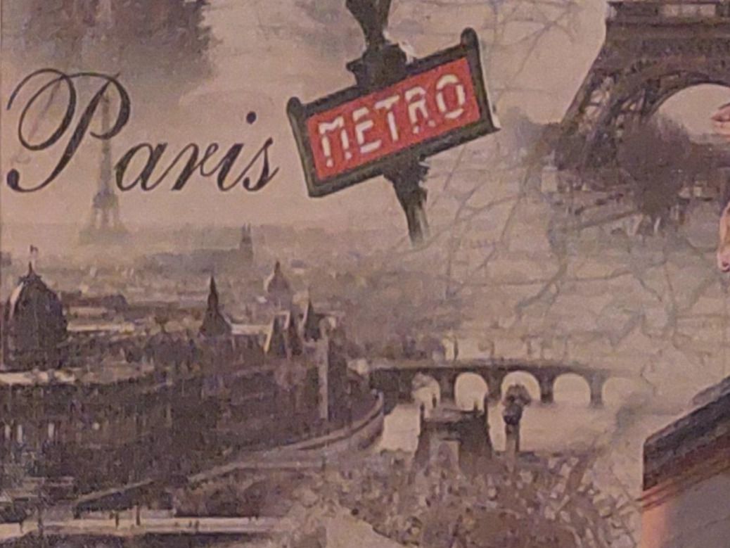 Posters & Illustrations: 1 Wandbild Paris Leinwandbild Retro – D'occasion à Oberwil BL par Hunajakakku 4