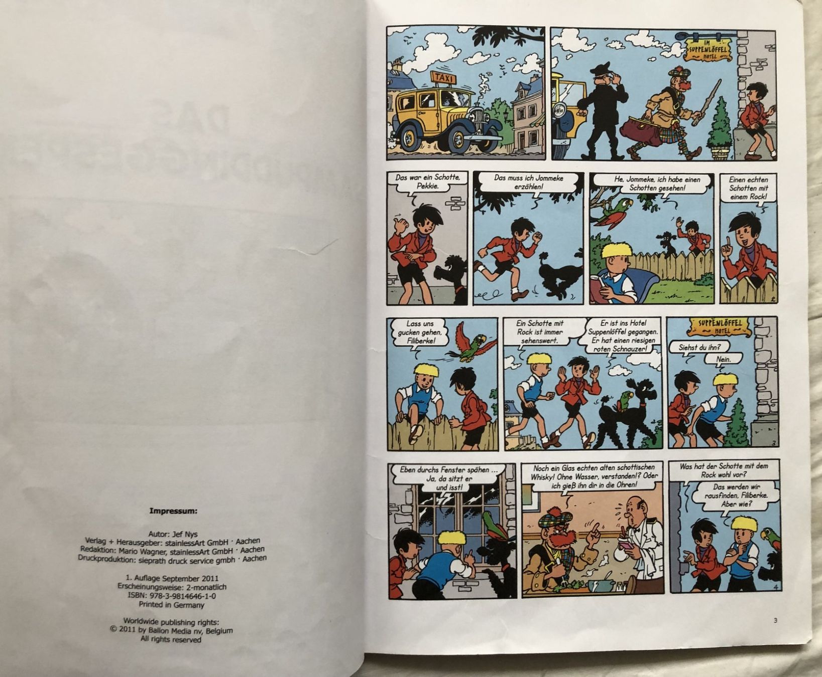 Fumetti: JOMMEKE - Band 2 - Das Jampuddinggespenst – Usato da Schaffhausen venduto da durruti 2