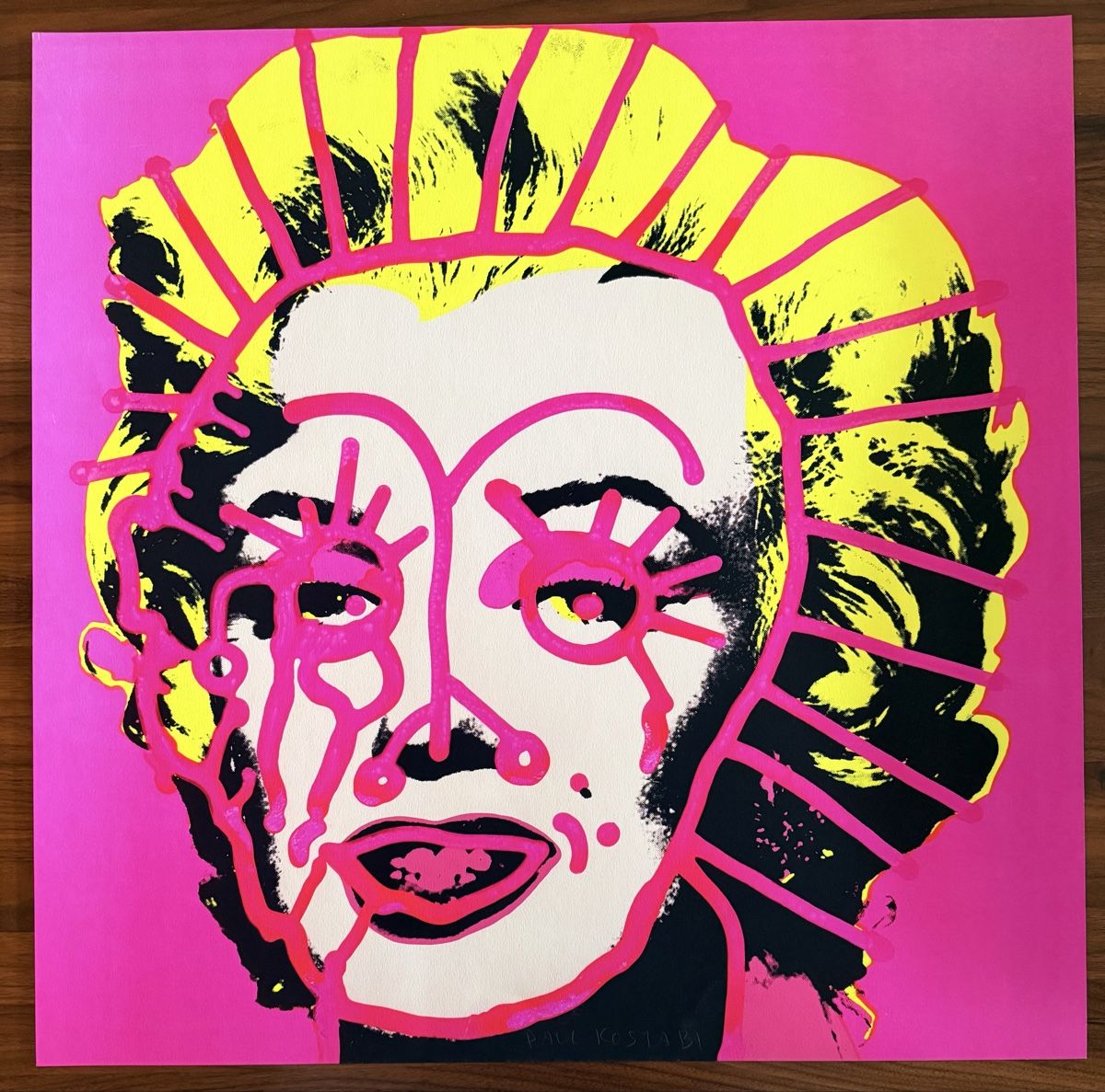 Grafiken & Lithographien: Paul Kostabi - Marilyn Monroe - Farblithographie – Gebraucht aus Solothurn von NUVICO 5