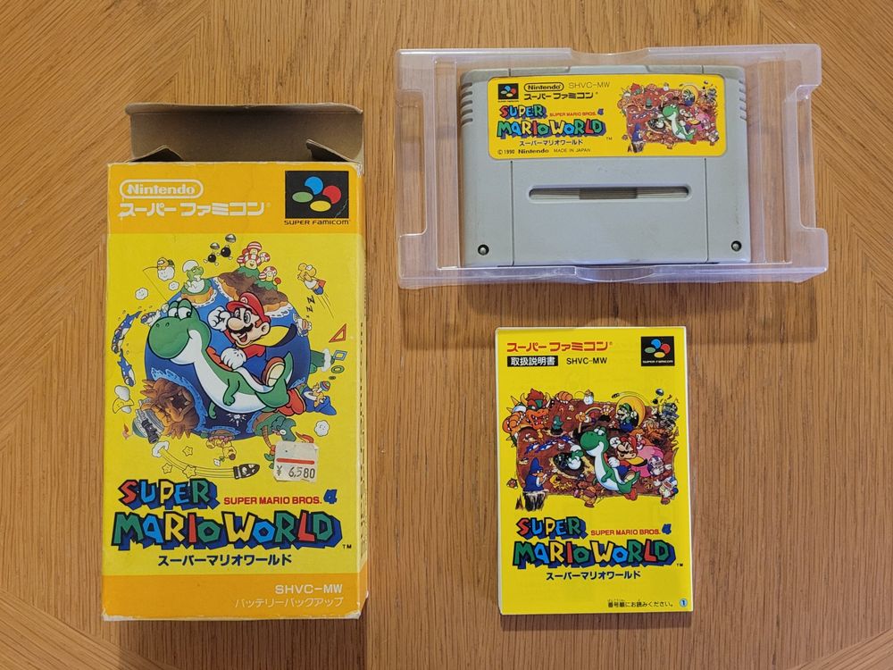 Nintendo Giochi: Super Mario World OVP SNES Super Famicom Japan – Usato da Münchenstein venduto da danytlaw 2
