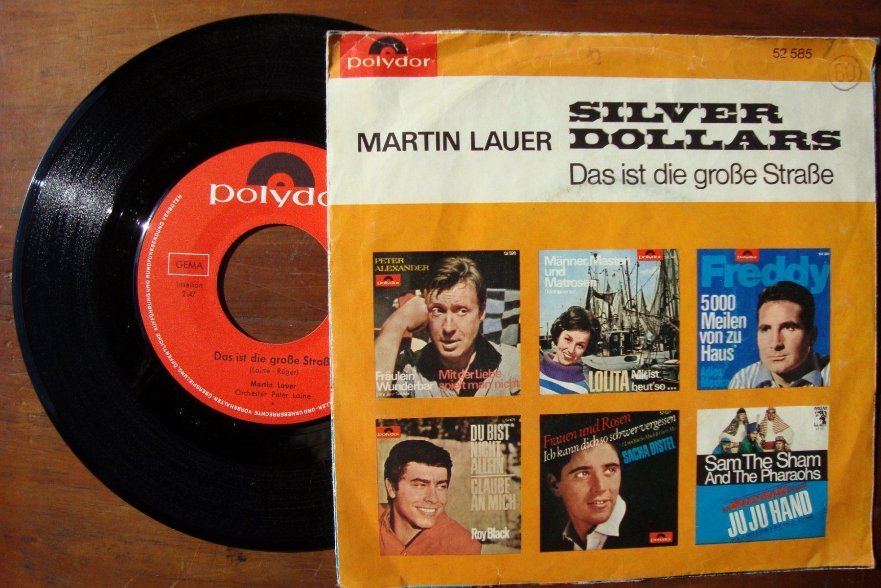 Dischi in vinile: MARTIN LAUER - SILVER DOLLARS  Single – Usato da Bern venduto da Uli_10_11 1