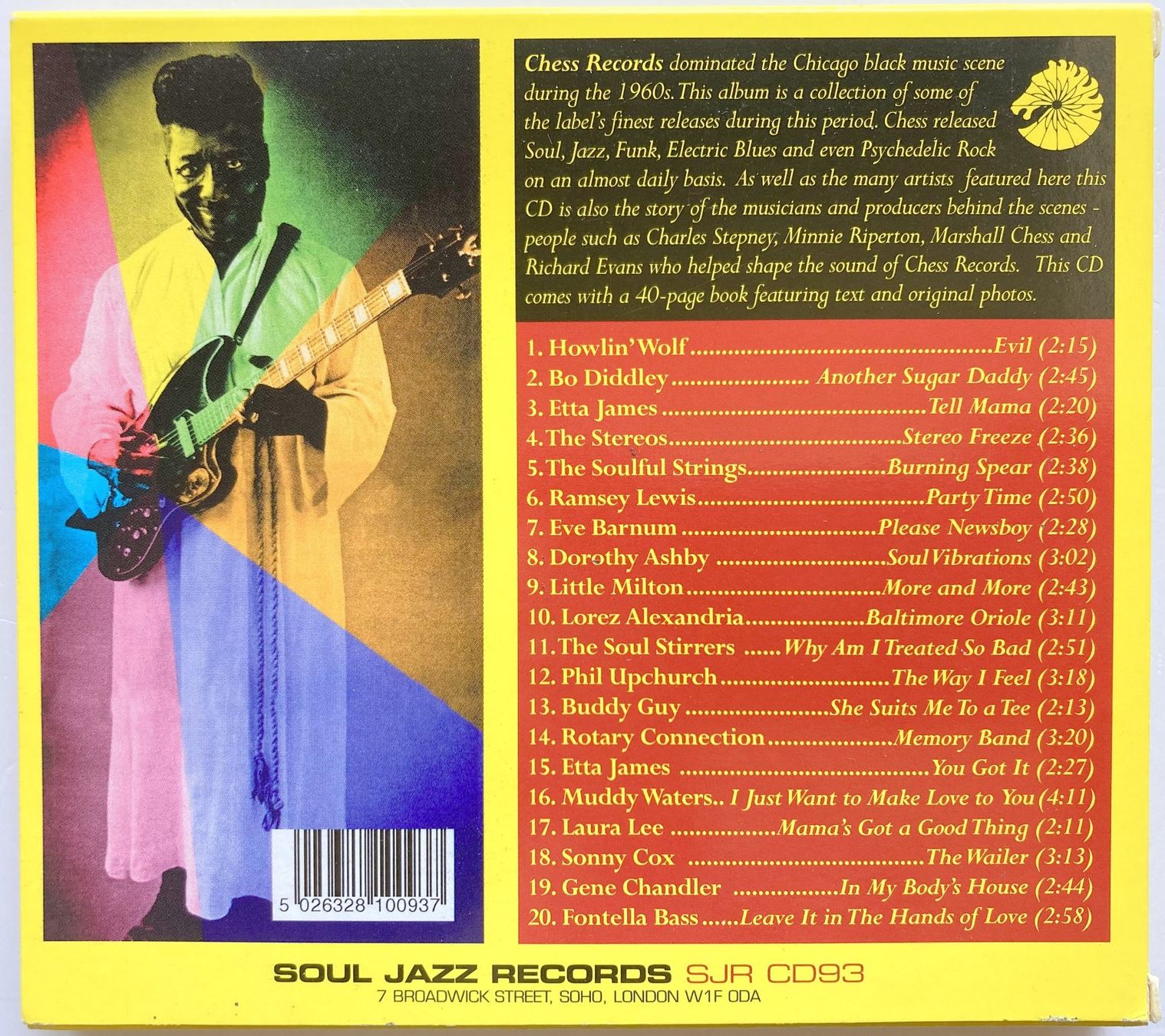 CD: VARIOUS FUNK / SOUL - CHICAGO SOUL – Usato da Bottens venduto da hotter-than-hell 1