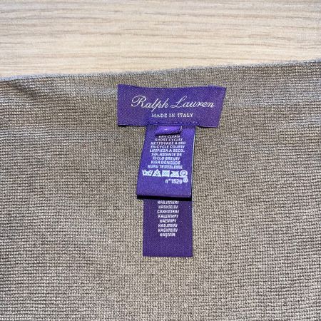 Echarpe Ralph Lauren - Purple Label - 100% cachemire - Taupe