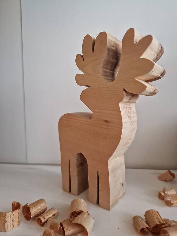 Articoli in legno: Elch aus schweizer Arvenholz ca 20cm – Nuovo e nell'imballaggio originale da Thun venduto da Schneeflckli 2