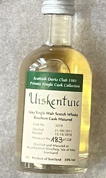 Arran Spirituosen: SINGLE MALT/SINGLE CASK MINIATUREN BRUICHLADDICH/ARRAN – Gebraucht aus Basel von lagavulin02 1