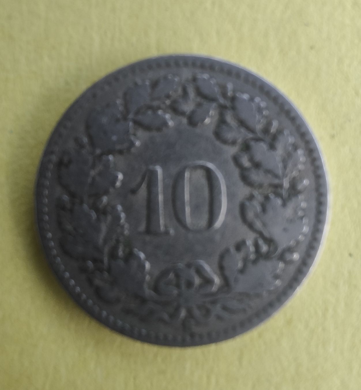 Tutti le monete: 10 Rappen 1881 – Usato da chur venduto da Hmars 1