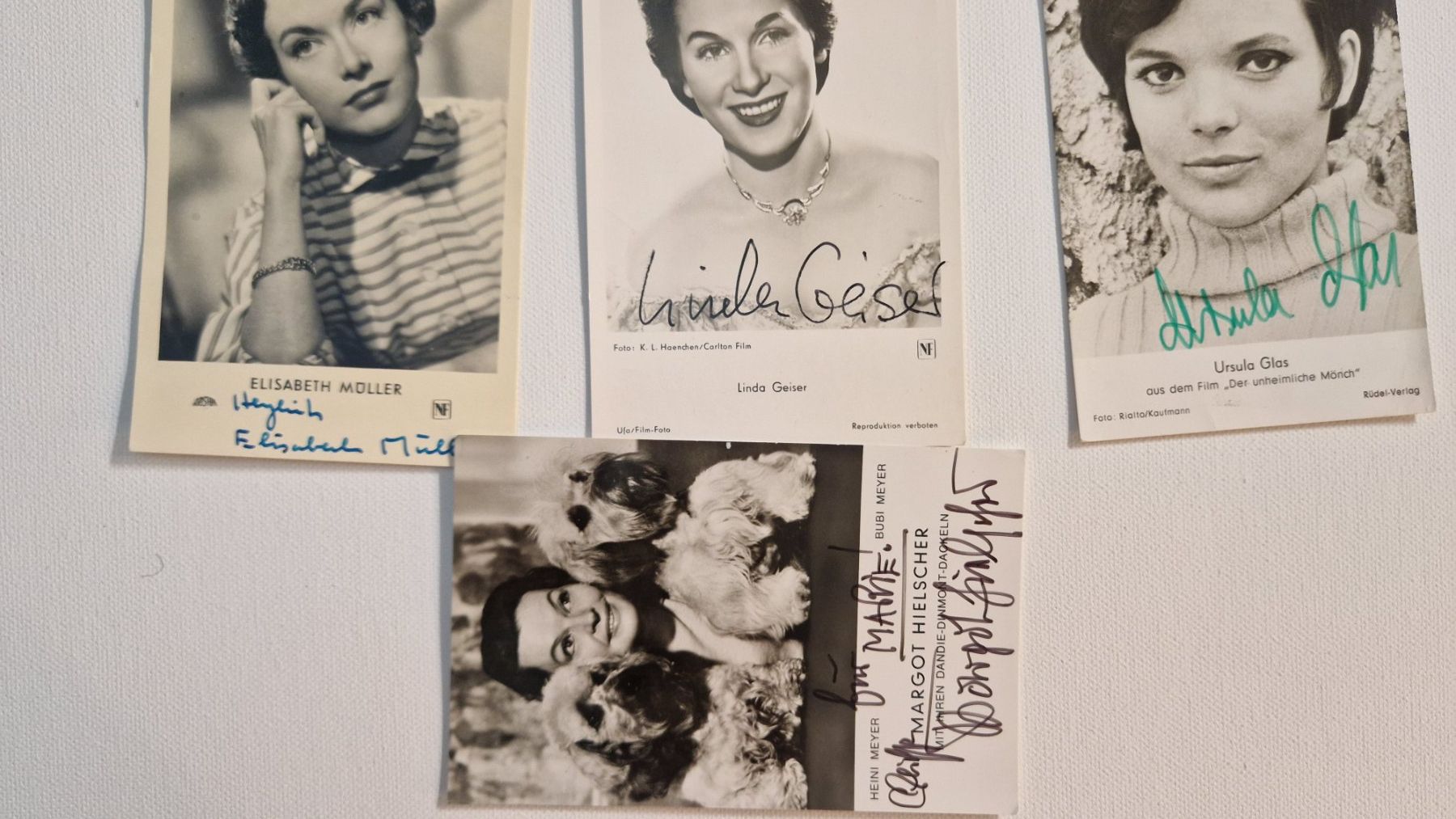 Autografi: 20 Original Autogramme alt - Schauspieler CH / D (Package 2) – Usato da Salmsach venduto da aacs65 8