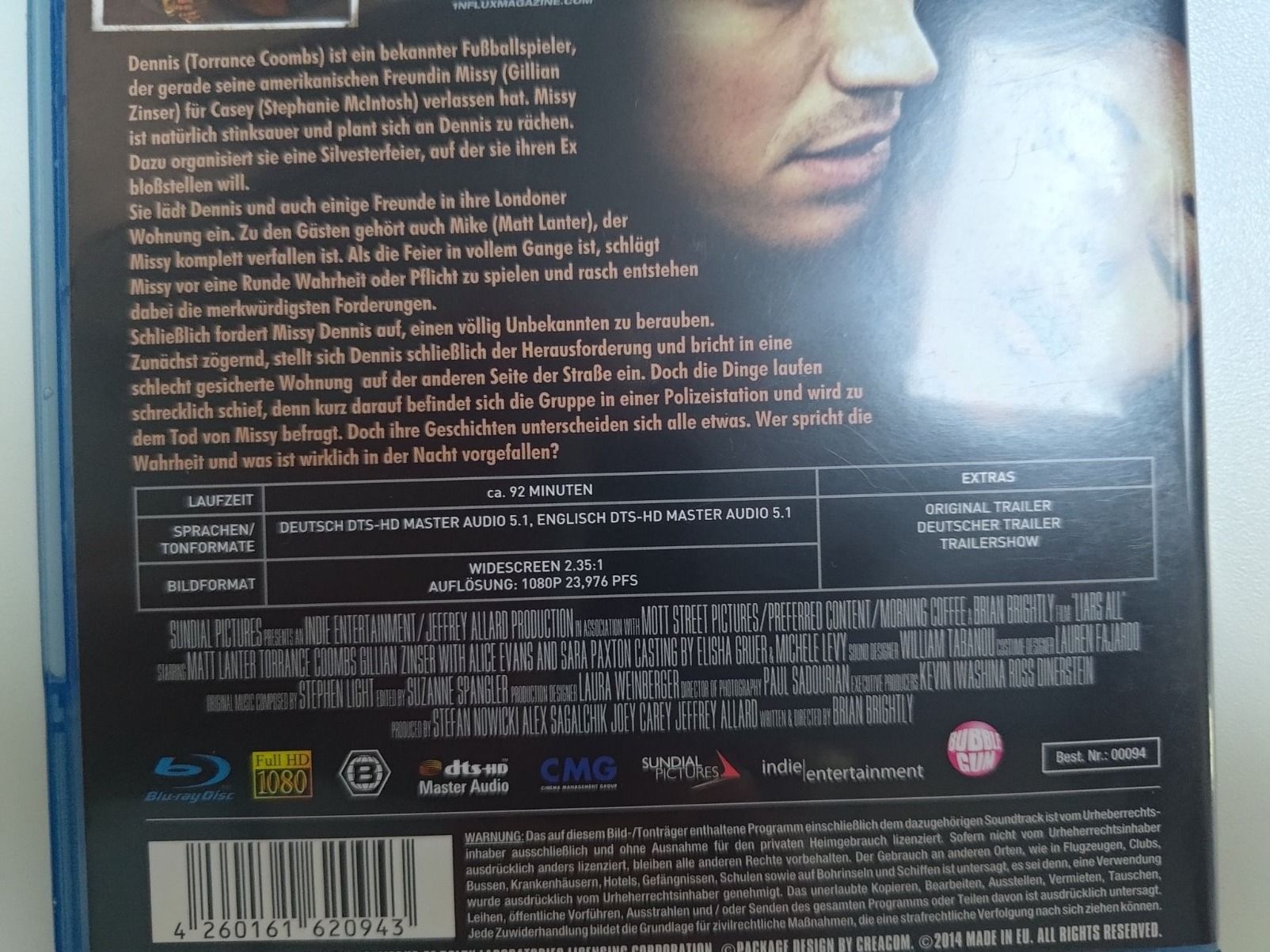 Tutti i DVDs: Liars All – Usato da Liestal venduto da Kratzilla 3