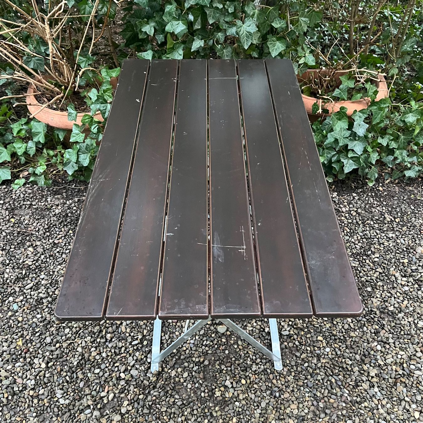 Tischset: Gartengarnitur Gartentisch Gartenstühle Biergartebmöbel – Gebraucht aus zürich von  5