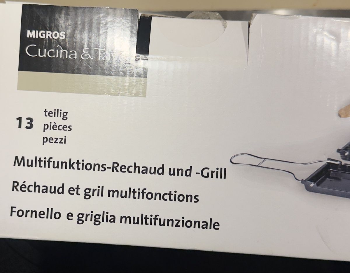 Migros Elettrodomestici da cucina: Multifunktions-Rechaud & Grill – Nuovo (secondo la descrizione) da Kesswil venduto da Schwedenstahl 1