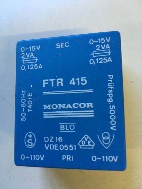 Componenti elettronici: Printtrafo 2x15V 6VA / 4VA / 10 VA – Nuovo e nell'imballaggio originale da Brugg AG venduto da Pedro4 1