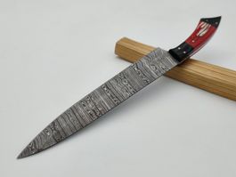 GEPRÜFT B Damast Messer Chefmesser Knife Damastmesser