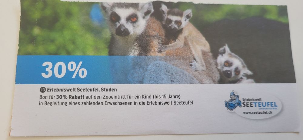 Erlebniswelt Seeteufel Bon: 30% Rabatt auf Eintritt bis 31.8 (Neu ...