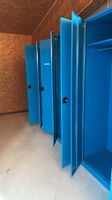 Metallschränke blau guter Zustand