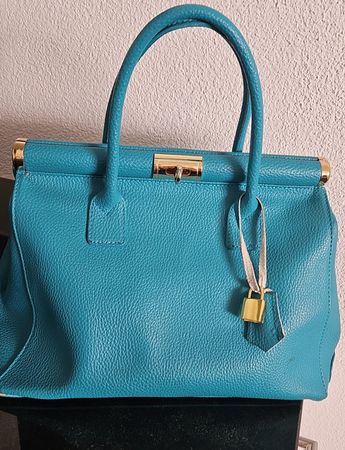 Türkis Handtasche
