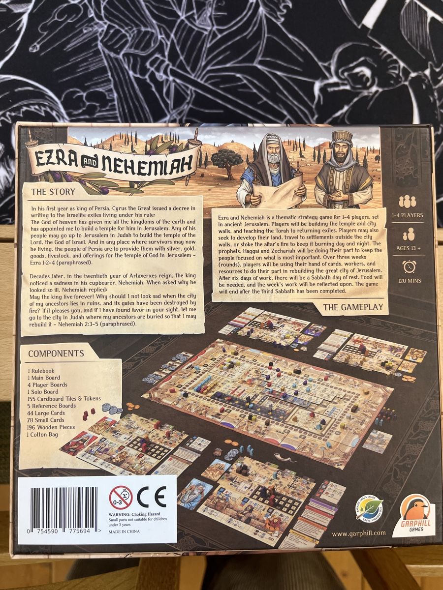 Giochi: Ezra and Nehemia, englisch kickstarter version – Nuovo (secondo la descrizione) da Urnäsch venduto da Gabriel_Jeker 1