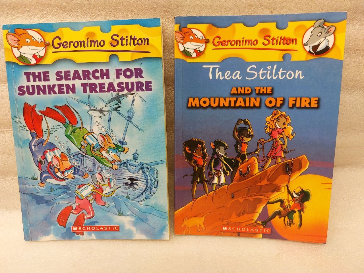 Livres: Geronimo Stilton - 2 Children's Books – D'occasion à Pambio Noranco par Pol69