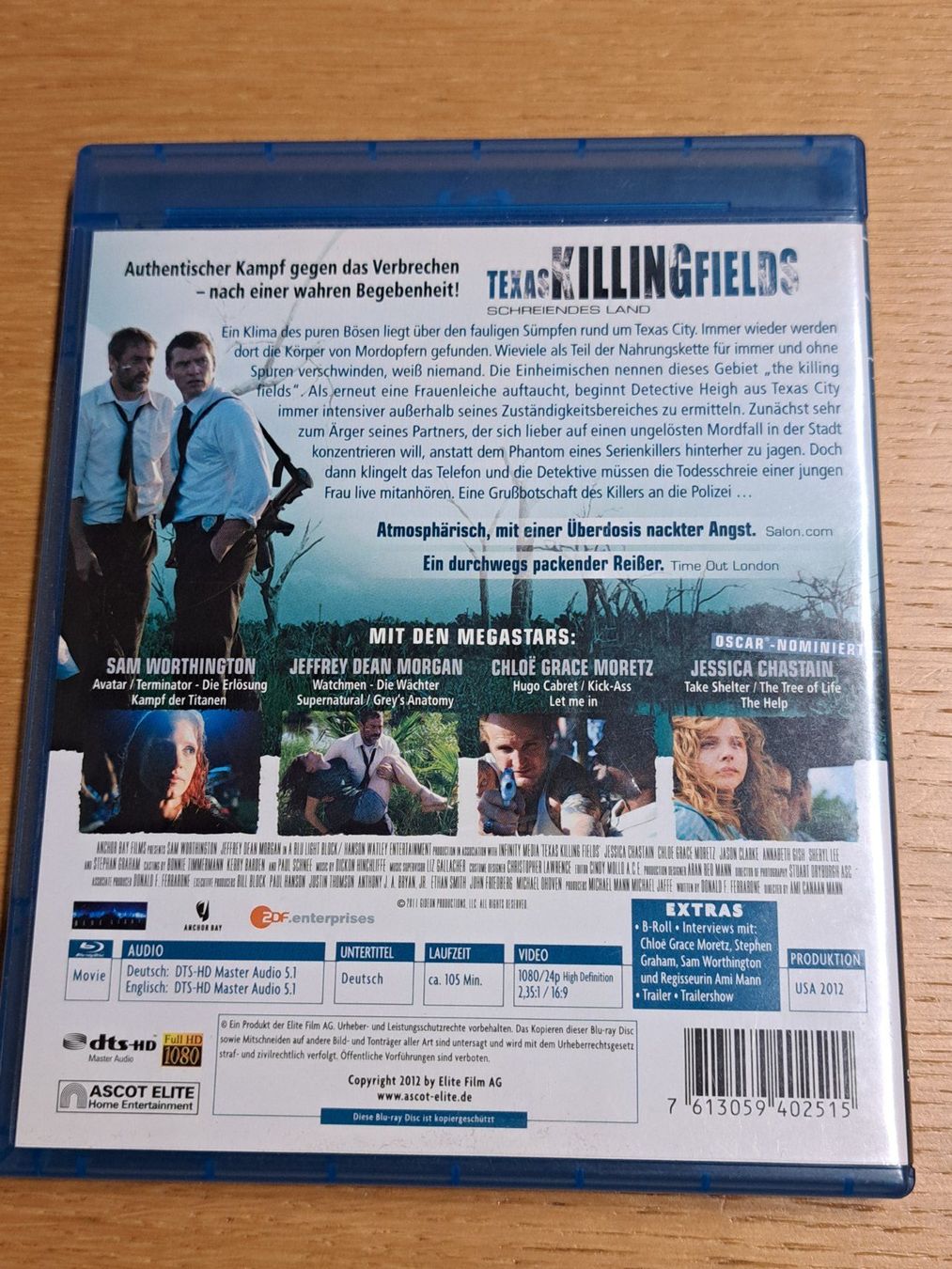 Tutti i DVDs: Bluray Texas Killing Fields mit Sam Worthington, Chloë Grace – Nuovo (secondo la descrizione) da Unterseen venduto da Kanica 1