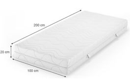 Matratze 100x200 cm, Höhe 20 cm, fast neu