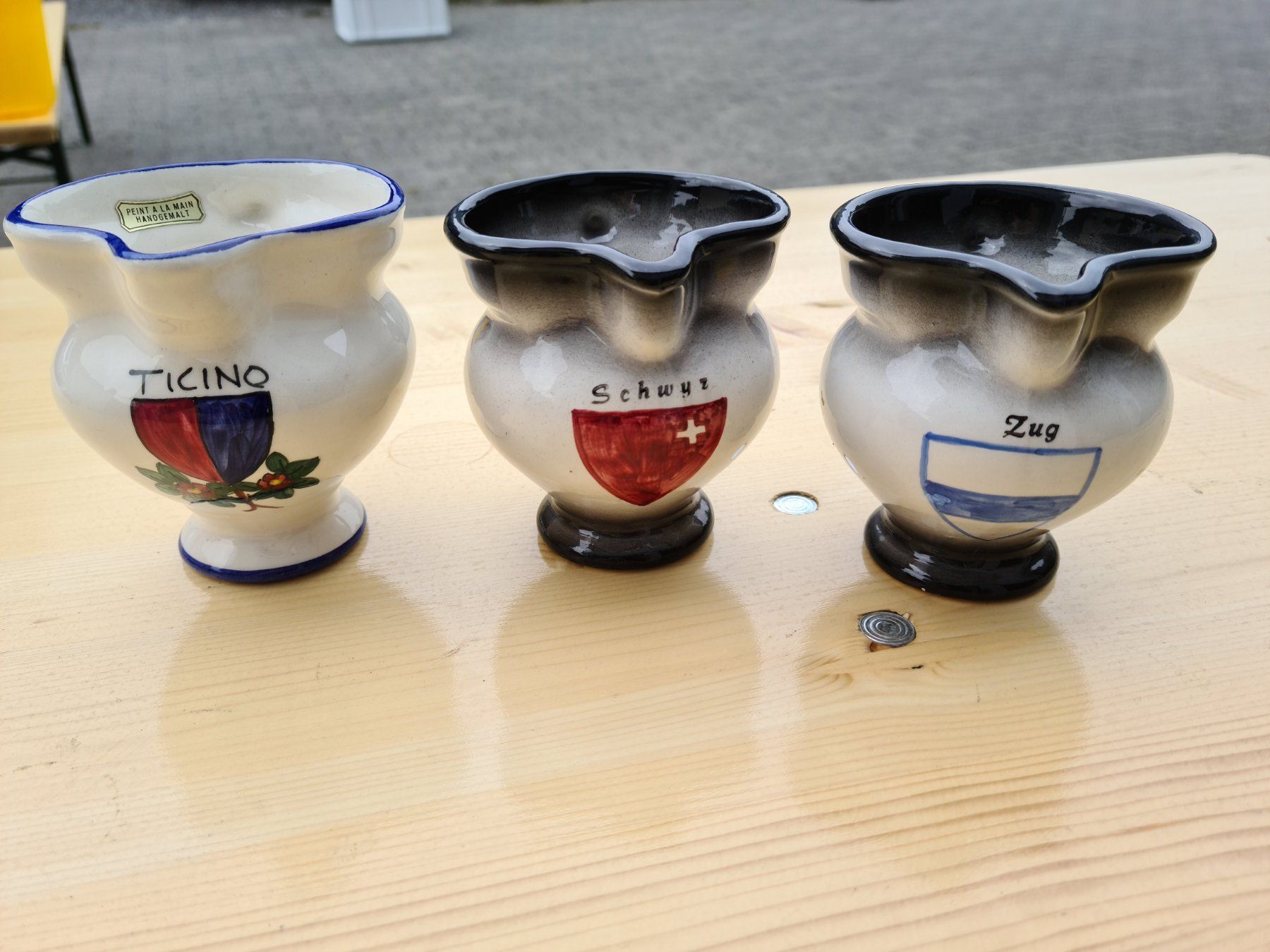 Caraffe: Set Boccalino Kantone – Usato da Erstfeld venduto da Uhu1980