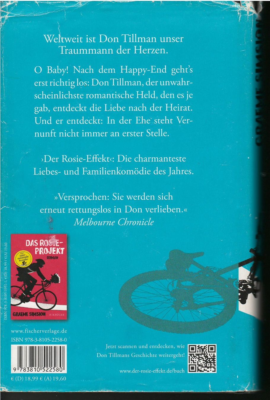 Libri: Graeme Simsion  -  Der Rosie Effekt – Usato da Lyss venduto da Zon 1