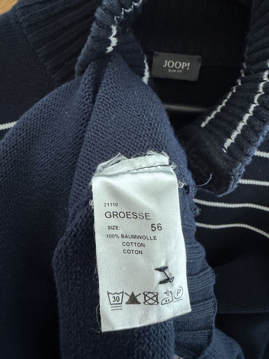 Joop Maglioni & Felpe: Herren Pullover JOOP dunkelblau mit Knöpfen – Usato da Uetikon am See venduto da ansi2601 3