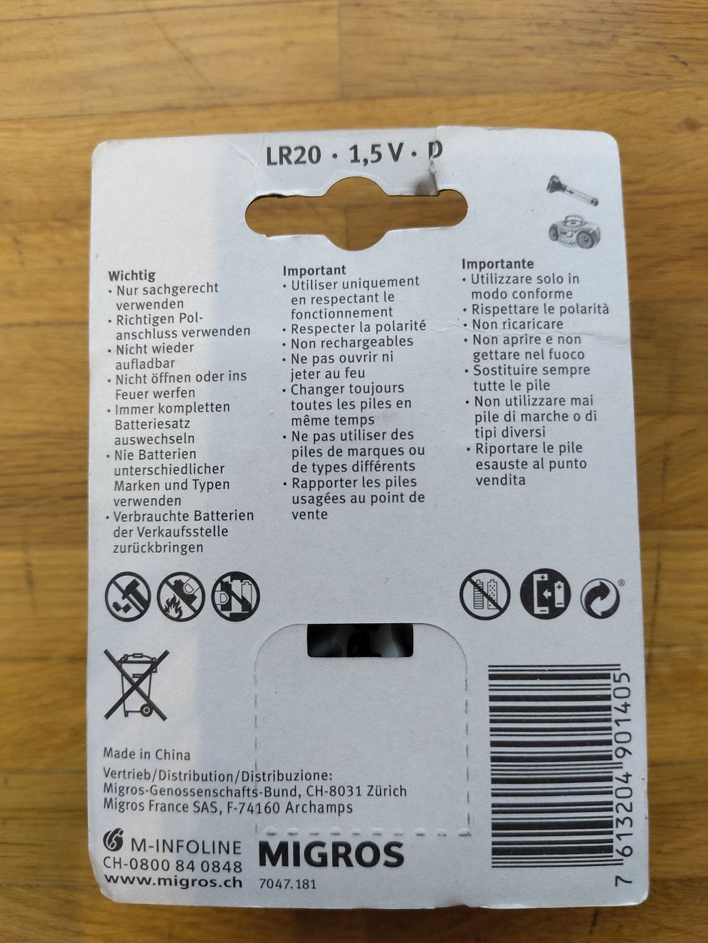 Akkus & Batterien: 2 St Batterien D LR20 1.5V – Neu und originalverpackt aus Wangen SZ von scherpa1 1