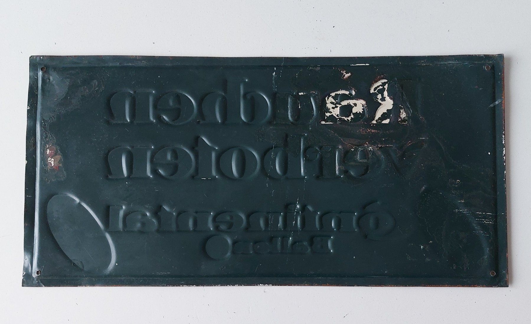 Continental Schilder: Blechschild Continental Pneu  plaque tôle Rauchen verboten – Gebraucht aus Schenkon von Elbarto007 4