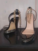 Lack Heels mit Kette,Tacchi laccati con catena, heels chain