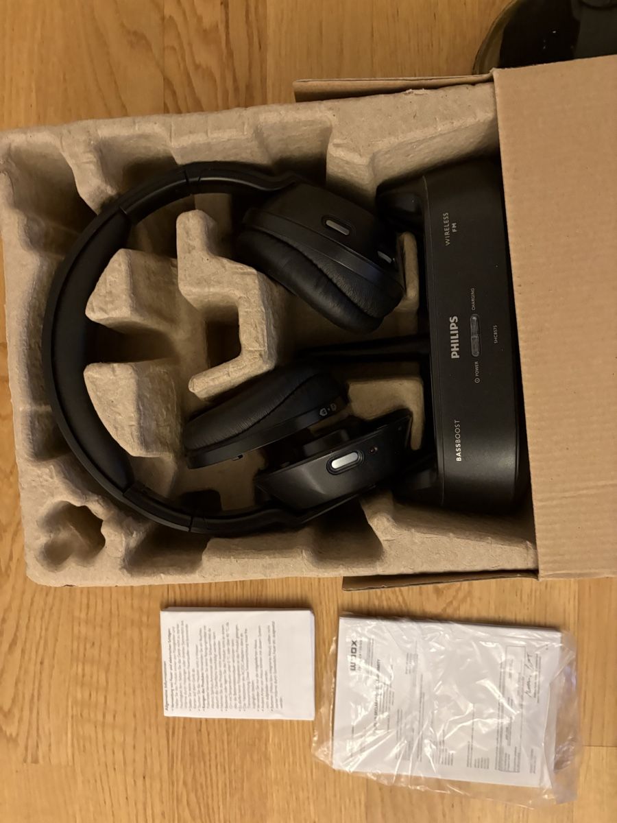 Philips Kopfhörer: Philips Funkkopfhörer SHC8575 schwarz – Gebraucht aus Bern von untercel 1