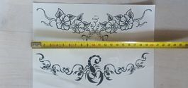 Blumen tattoo, Skorpion Sticker, Körperschmuck, Cool stuff