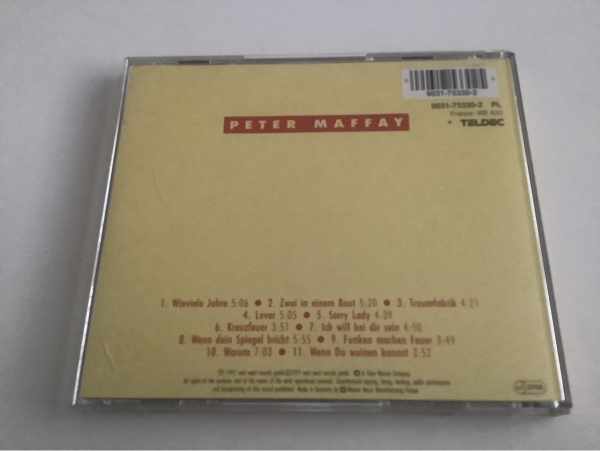 CD: Peter Maffay / 38317 / 1991 – Usato da Dübendorf venduto da Shreck 1