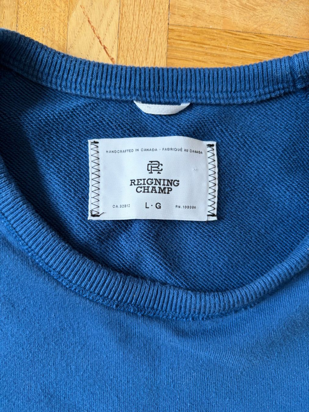 Maglioni & Felpe: Reigning Champ Crewneck Sweatshirt Gr. L Blau – Usato da Zürich venduto da kaugaug 2