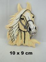 PFERDEKOPF - Aufnäher - Aufbügler - Stickerei - 10x9cm
