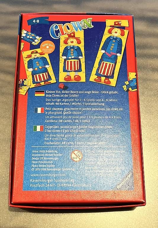 Ravensburger Giochi: Ravensburger Clown Spiel – Usato da Hohenrain venduto da Manuelch01 1