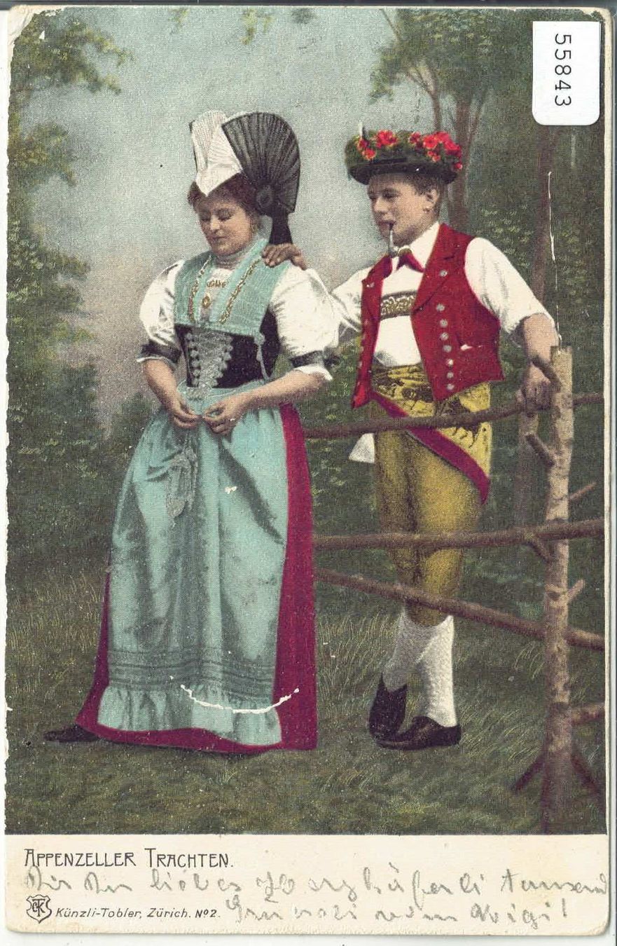 Cartes postales: Appenzeller Trachten  Costume – D'occasion à Ettingen par Kartenplanet