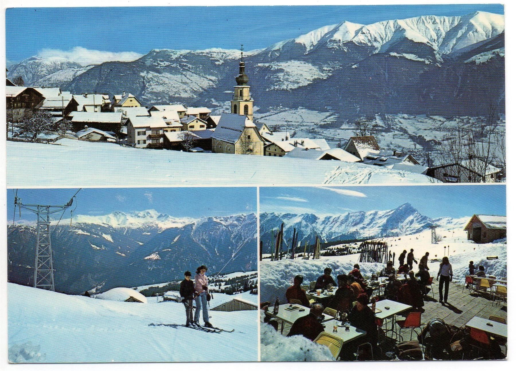 Cartoline postali: SARN am Heinzenberg - Skilift – Usato da Jona venduto da philajona