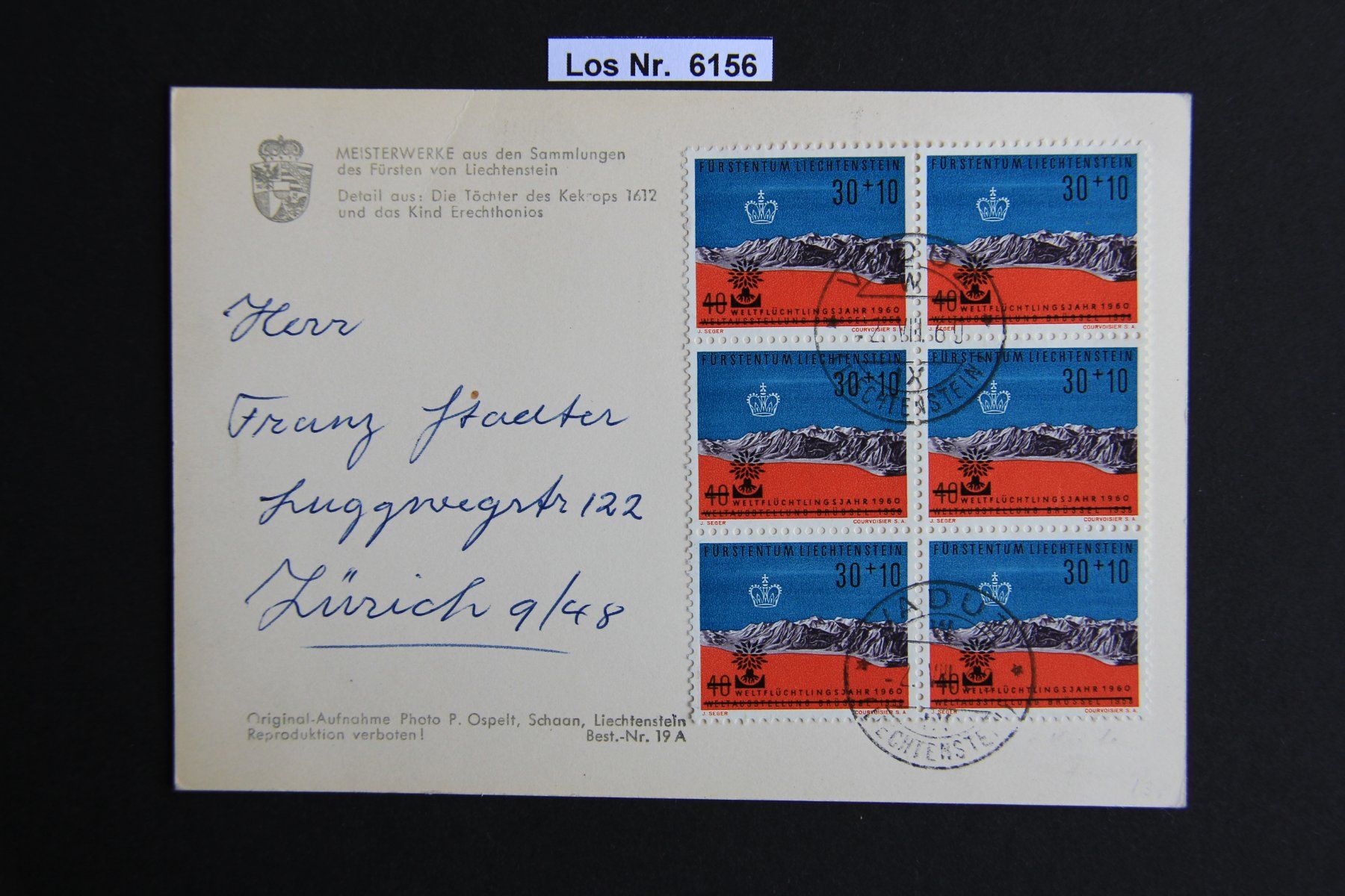 Cartoline postali: FL Ansichtskarte 1960                               Los 6156 – Usato da Volken venduto da jukon65 1