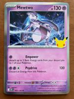 Pokemon Mewtwo Holo 30 Jahre (Versand gratis)