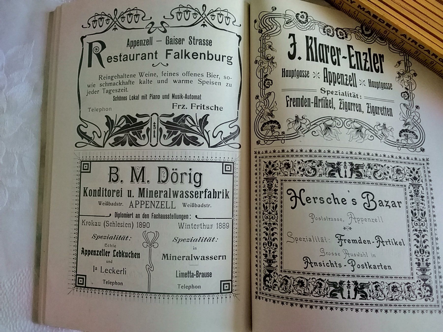 Dokumente: Werbebroschüre Prospekt Appenzellerland – Gebraucht aus Appenzell von lama19 8