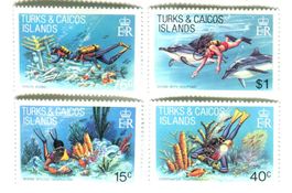 Briefmarken "Fische". Turks- und Caicosinsel