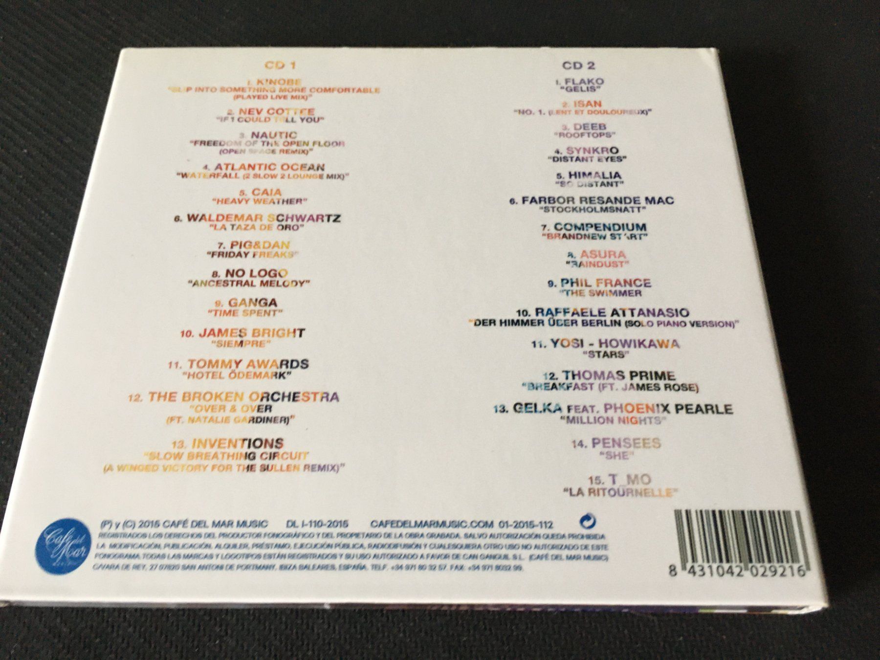 CD: Café del Mar XXI Volume Veintiuno -CD- Digipak 2CD – Usato da St.Gallen venduto da MedienJoe 3