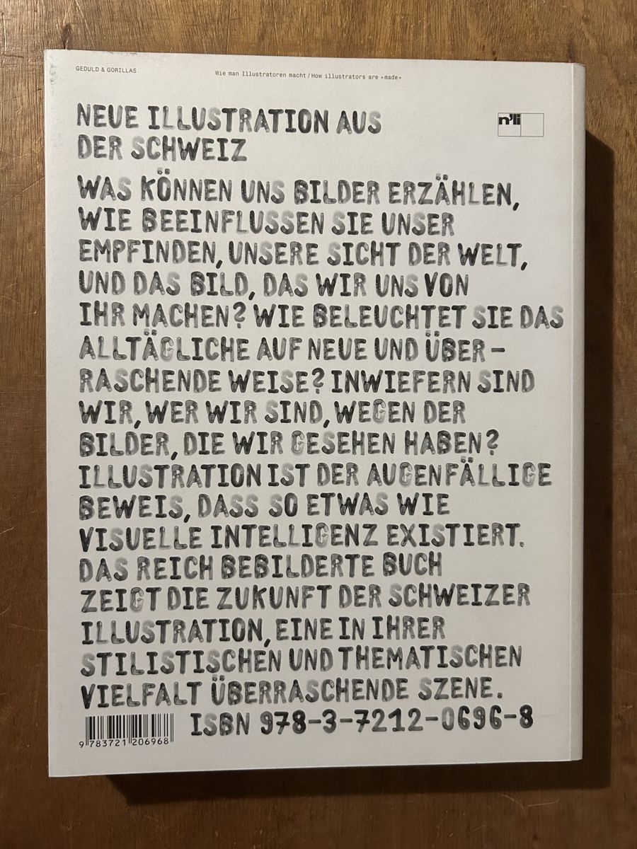 Libri: Schweizer Illustration: Geduld & GORILLAS – Usato da Zürich venduto da WWehrle 1