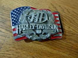 Coole Gürtelschnalle HARLEY DAVISON MOTOR CYCLES 1989
