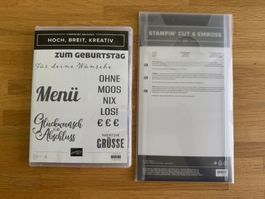 Hoch, breit, kreativ + Stanzformen von Stampin Up / A