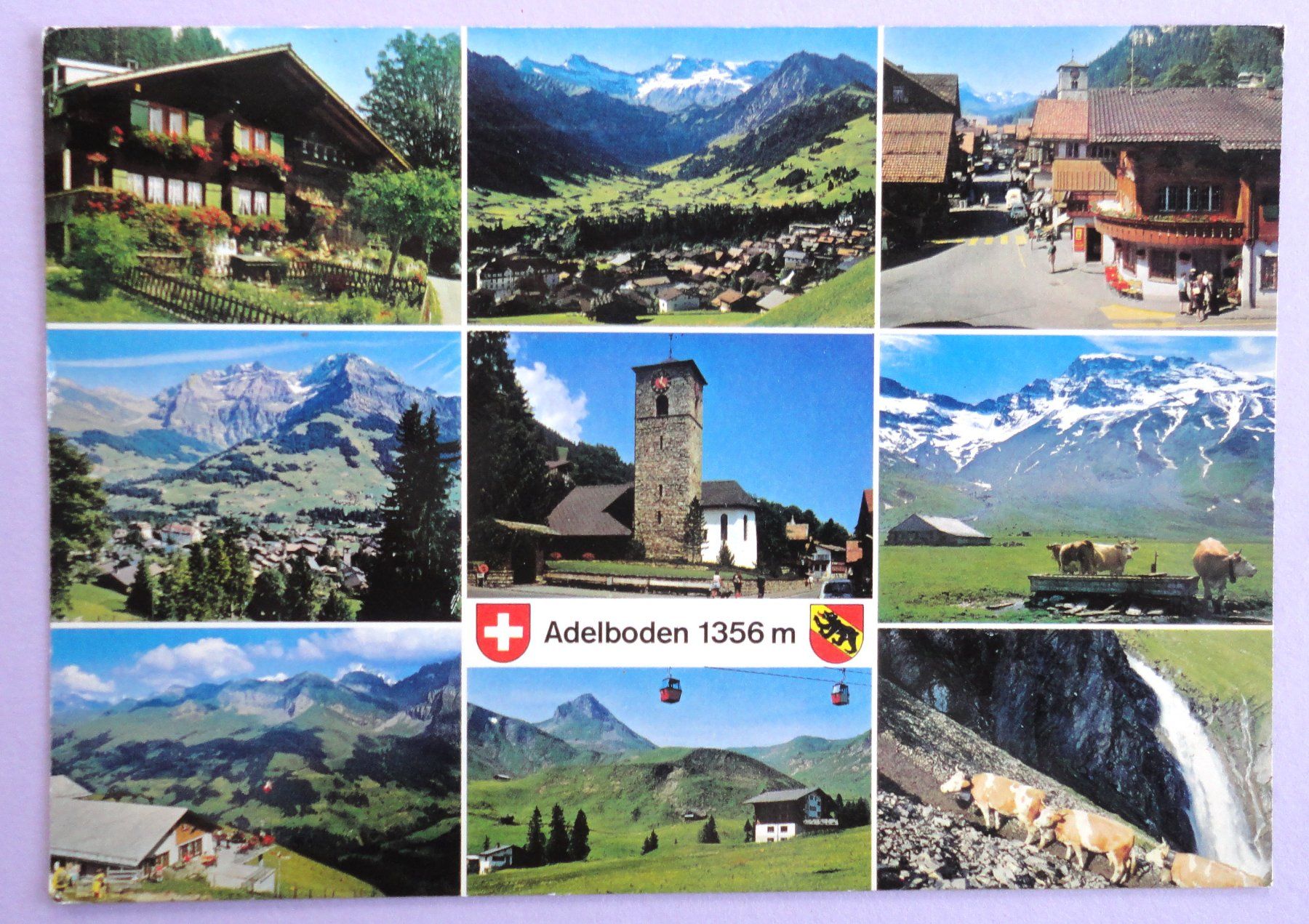 Cartoline postali: Adelboden 1356 m – Usato da Fétigny venduto da Billy2miny