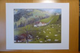 Appenzell - Lilly Langenegger im PP -  30 x 40 cm