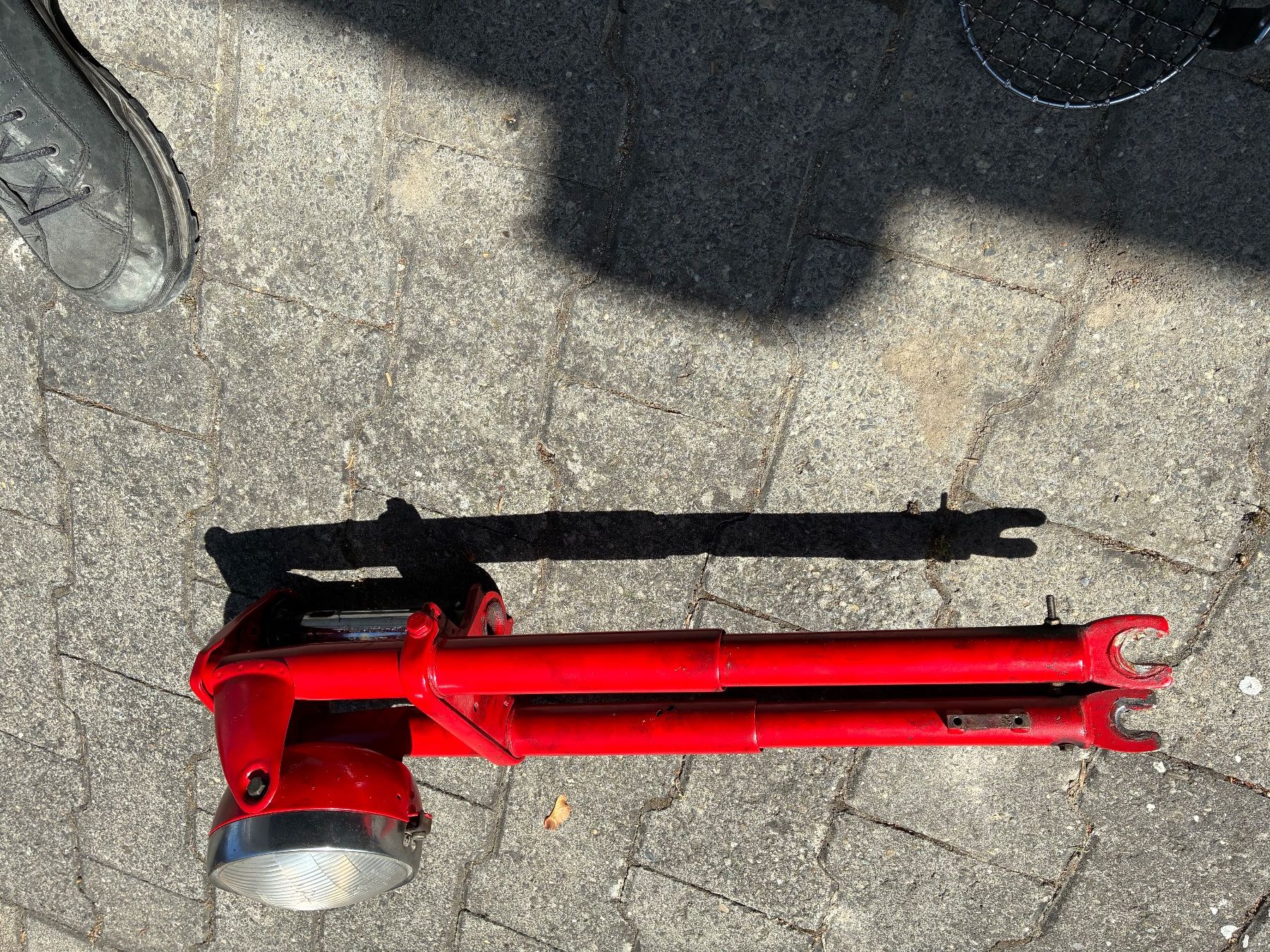Puch Ciclomotori: Puch velux Telegabel mit Lampe + Gitter – Usato da Thayngen venduto da stammsani